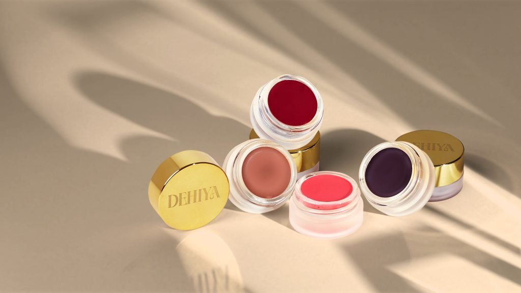 Dehiya's Mahiri Lip + Cheek tint deliver a natural wash of color to melanated lips and cheeks.